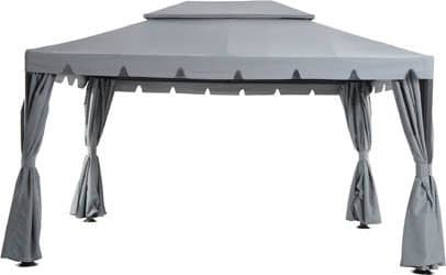 Gazebo Paviljon Royal 3 x 4 m Sa Zavesama - Grey