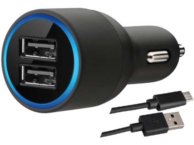 USB punjač iz priključka za upaljač u automobilu 2.1A USBP20AM