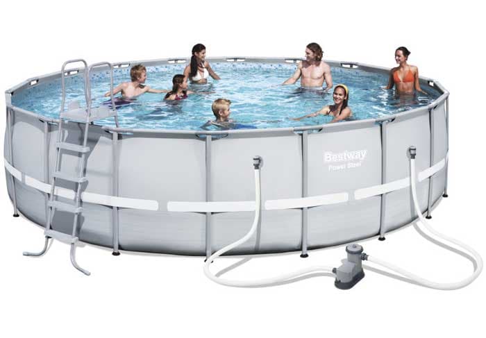 Bestway 56427 Bazen sa čeličnim ramom i kompletnom opremom 549x132