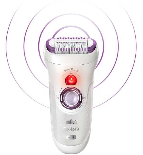 Braun Epilator SES 9-700 SensoSmart Wet and Dry 504742