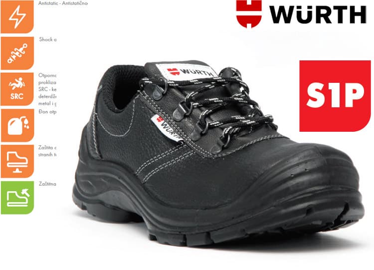 Wurth Bezbednosne cipele Pegazus S1P plitke vel. 45