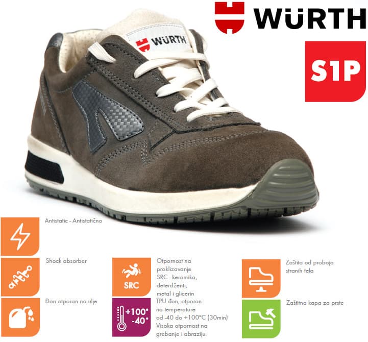 Wurth Bezbednosna patika Jogger S1P vel. 46
