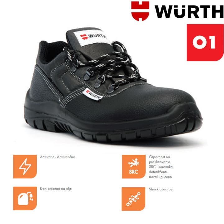 Wurth Radne cipele Corona O1 plitke vel. 40