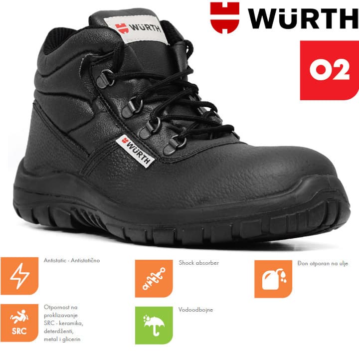 Wurth Radne cipele Libra O2 duboke vel. 41