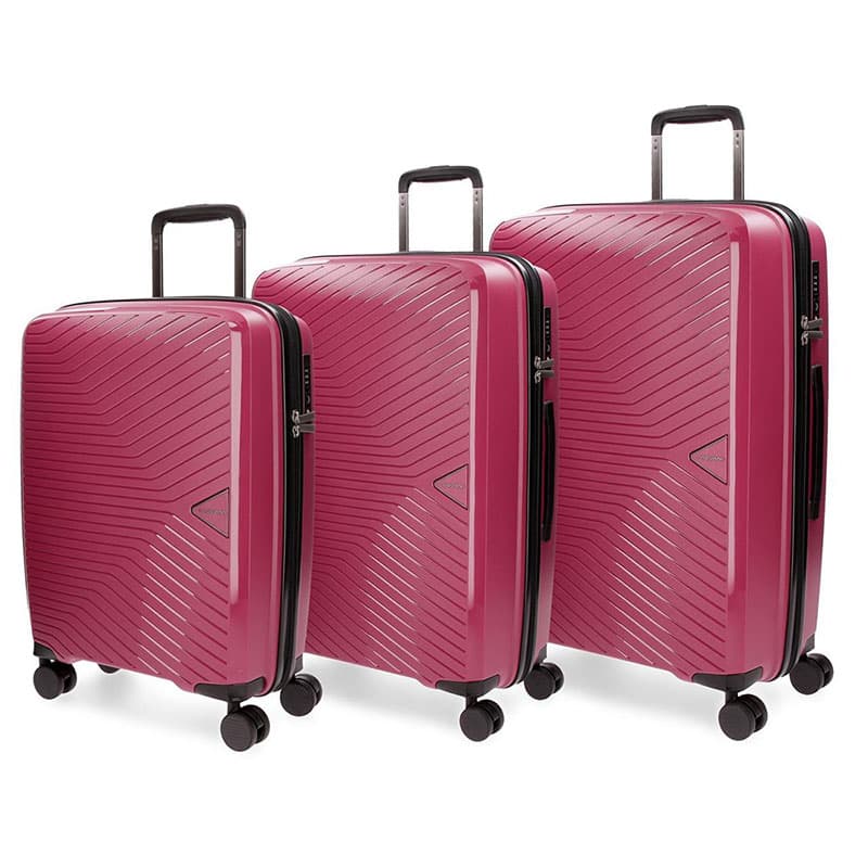 Koferi za putovanja od polipropilena Movom Dover Bordeaux 56394