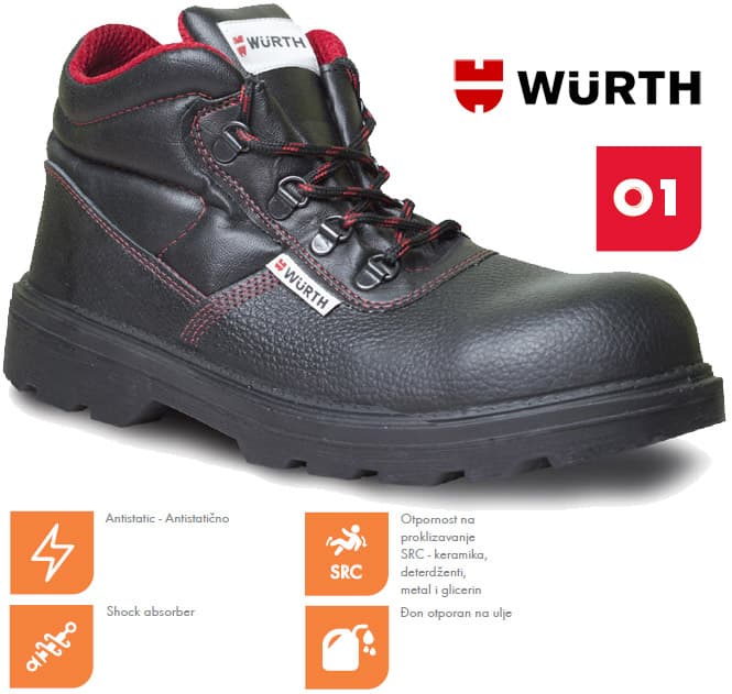 Wurth Radne cipele Tara O1 duboke vel. 42