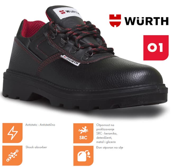 Wurth Radne cipele Tara O1 plitke vel. 38