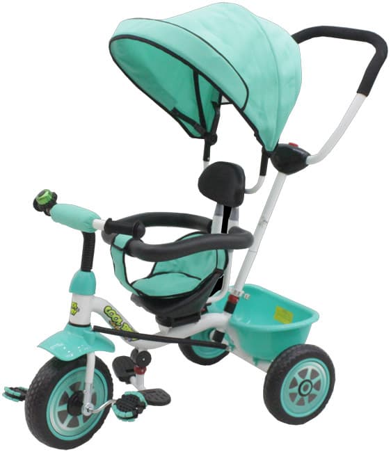 Dečiji tricikl Guralica sa tendom Cool Baby JG906-P Zeleni 290096