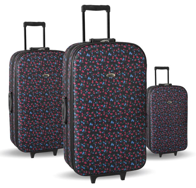 Komplet 3 kofera za putovanje Sazio Cairo Flowers