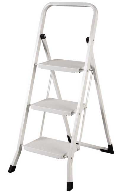 Čelične merdevine sa tri stepenika 200222