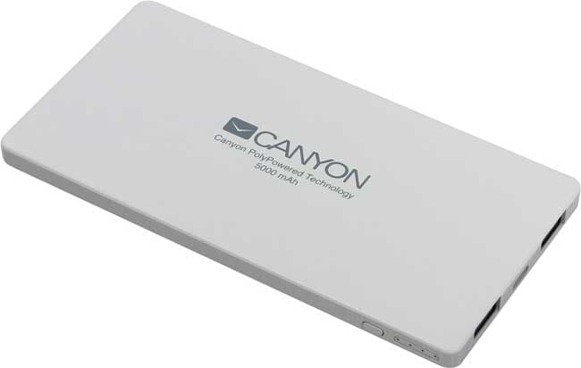 Canyon Powerbank Eksterna baterija + iPhone Lightning 5000 mAh CNS-TPBP5W