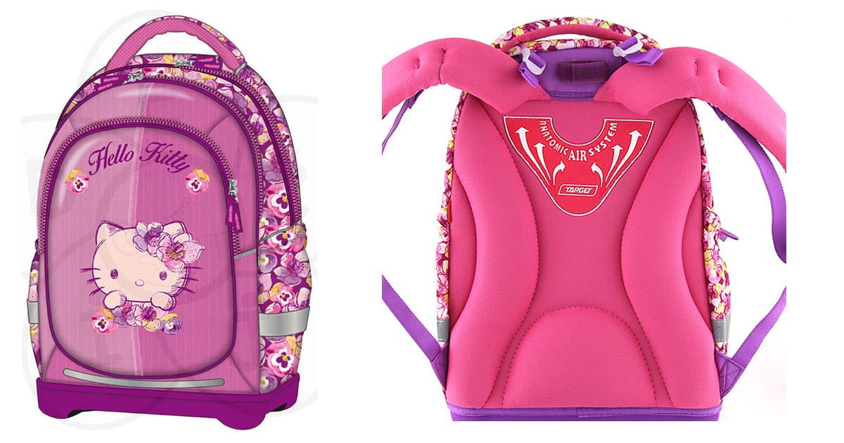 TARGET Anatomski Školski Ranac - SUPERLIGHT HELLO KITTY VIOLET 17441