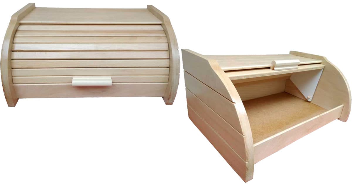 Drvena kutija za hleb