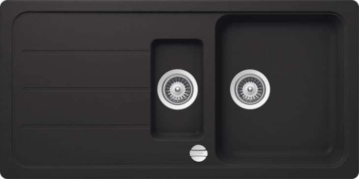 Granitna sudopera Formhaus D-150L crna