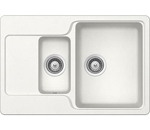  Granitna sudopera Manhattan D-150 bela