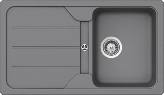 Granitna sudopera Formhaus D-100S siva