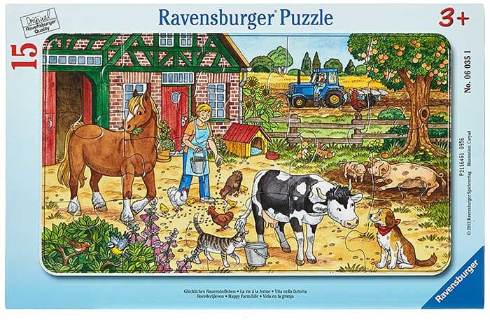 Ravensburger Puzzle 15 delova - Seoski život 06035