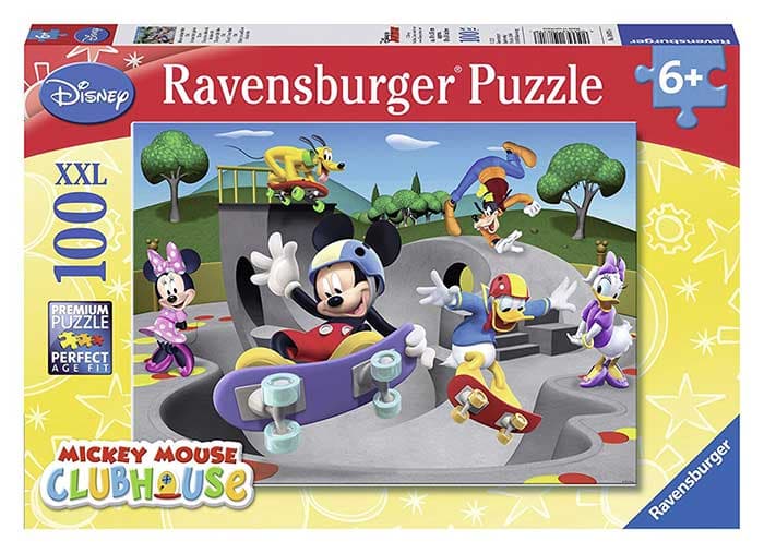 Ravensburger Slagalica 100 delova - Mickey Mouse Club House - U skejt parku 10923