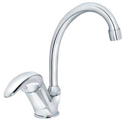 Rosan Jednoručna baterija sa tri cevi za sudoperu - protočni bojler JP382003