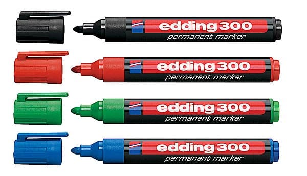 Marker Permanent 300, Set 1/4, 08M300Q