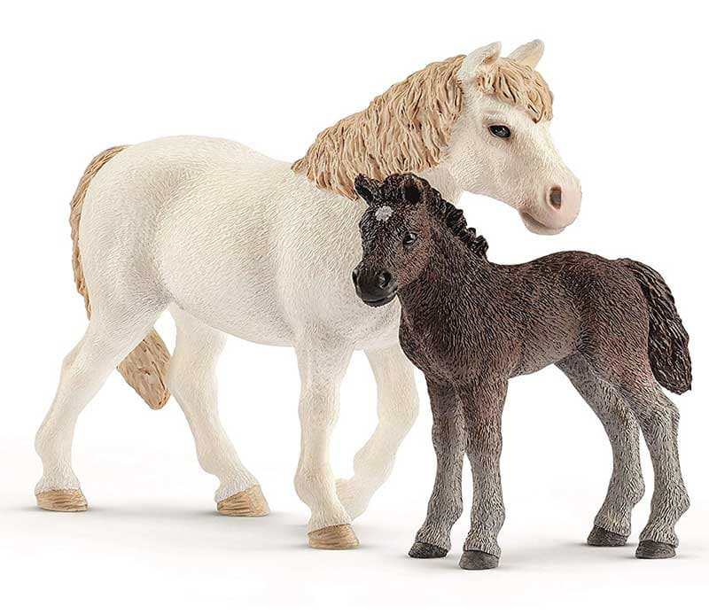 Schleich Figure - Konji - Dartmur poni kobila i ždrebe 42423