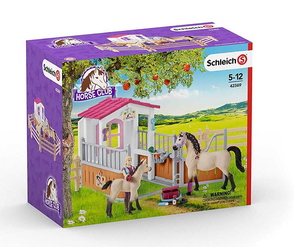 Schleich Figure - Štala sa arapskim konjima i čuvarom 42369