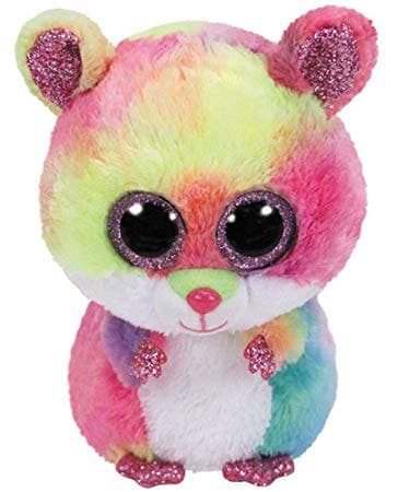 TY Beanie Boos Plišane igračke - Šareni hrčak Rodney MR36214