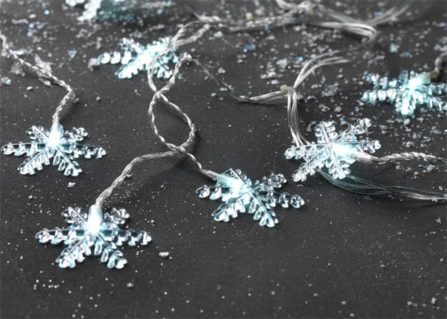 Novogodišnje lampice sa 20 LED dioda Snow Flakes