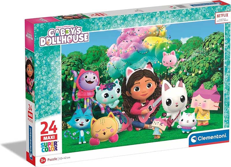 Puzzle slagalice za decu 24 maxi dela Gabbys Dollhouse Clementoni 28520