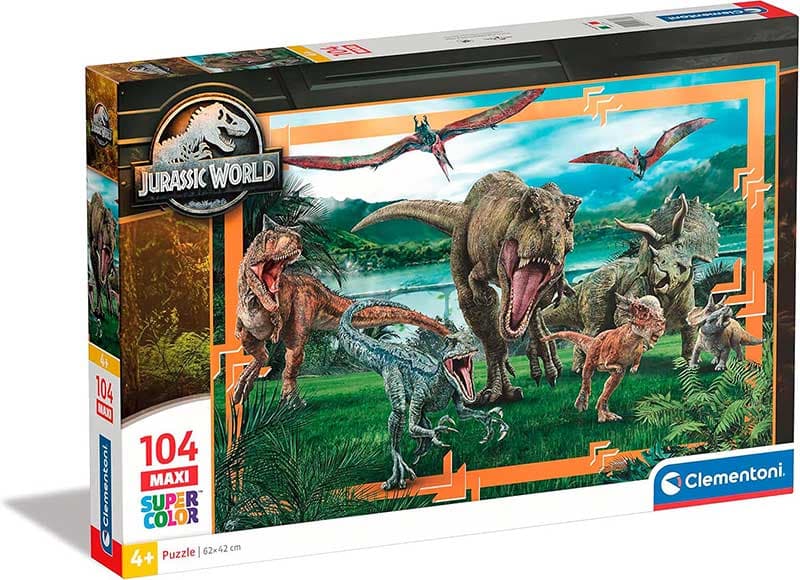 Maxi puzzle slagalice za decu 104 dela Jurassic World Clementoni 23770
