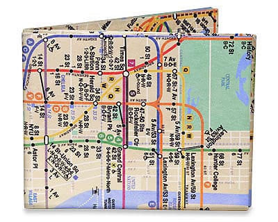 DynoMighty Neuništivi novčanik - NYC-Subway-Map-Mighty-Wallet™  DY-414