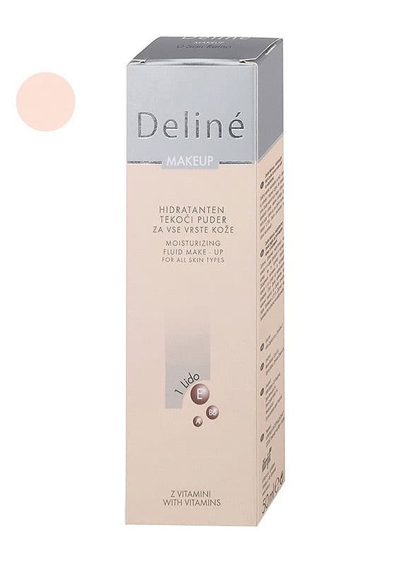 Deline make up - tečni puder za lice Lido 1 50 ML