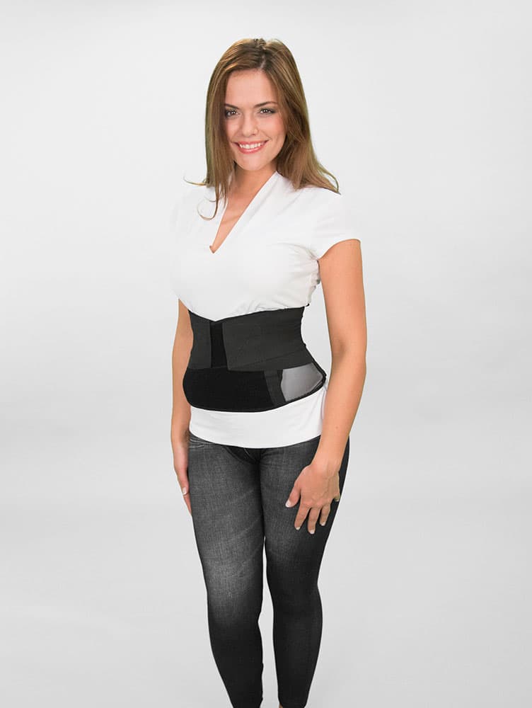 Slim n Lift pojas za oblikovanje struka crni L