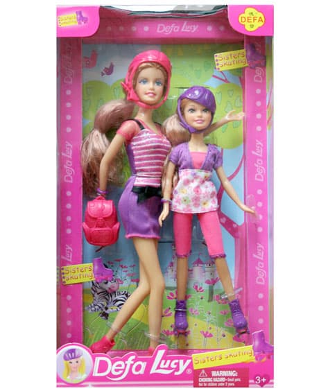 Defa Lutka Lucy sa sestrom na rolerima 81302