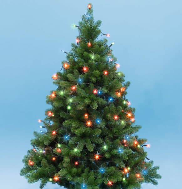 Novogodišnje lampice za jelku sa 50 višebojnih LED dioda KII50/M