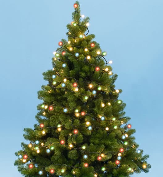 Novogodišnje lampice za jelku 100 višebojnih LED dioda KII100B/M