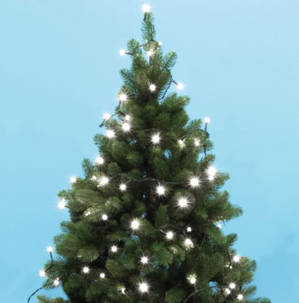 Novogodišnje lampice za jelku 100 hladno belih LED dioda KII100/WH