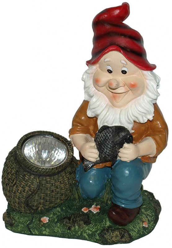 Baštenska solarna svetiljka u obliku patuljka