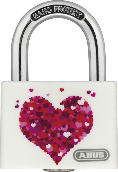Dekorativni katanac Abus T65AL/40 MyLove Herz 0074