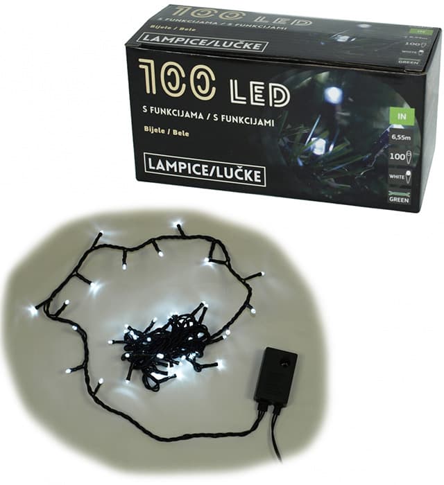 Novogodišnje sijalice Svetleća dekoracija 100 Lampica 