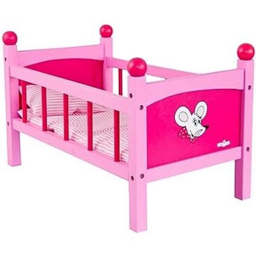 Woodyland Drveni krevet za lutke 91300