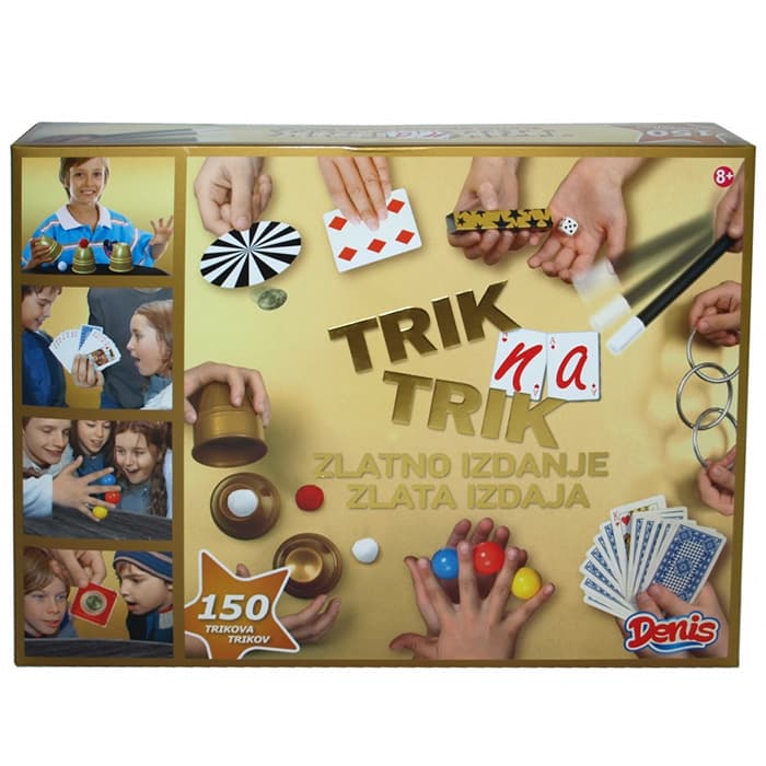 Trik na trik zlatno izdanje - mađioničarski set 150 trikova