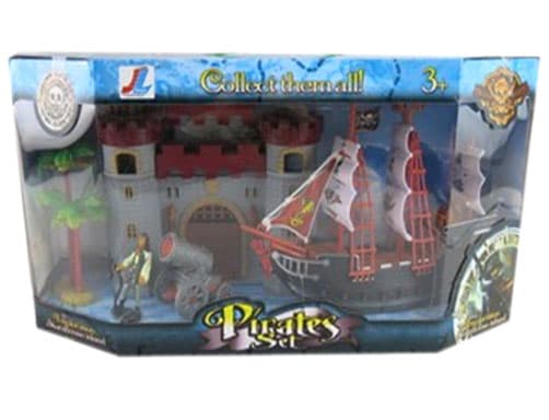 Dečiji piratski set sa brodom i zamkom 0101704