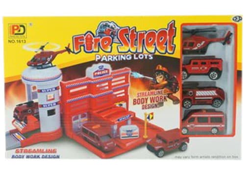 Vatrogasna stanica sa autićima 0100036