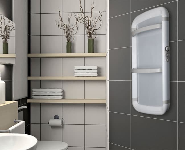 Zidna grejalica za kupatilo sa sušačem peškira Radialight Acanto 110