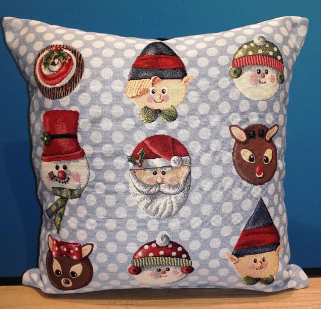 Novogodišnji dekorativni jastuk 45x45 015