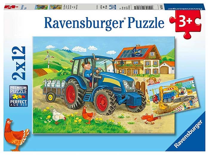 Ravensburger Puzzle 2x12 Radovi u toku 07616