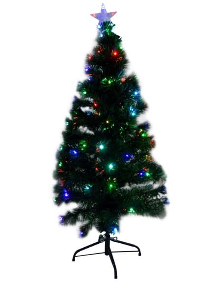 Svetleća Novogodišnja Fiber Jelka Sa Ugrađenim Lampicama - 120 cm 740260