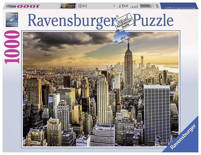 Puzzle 1000 delova - Pogled na Njujork - Ravensburger