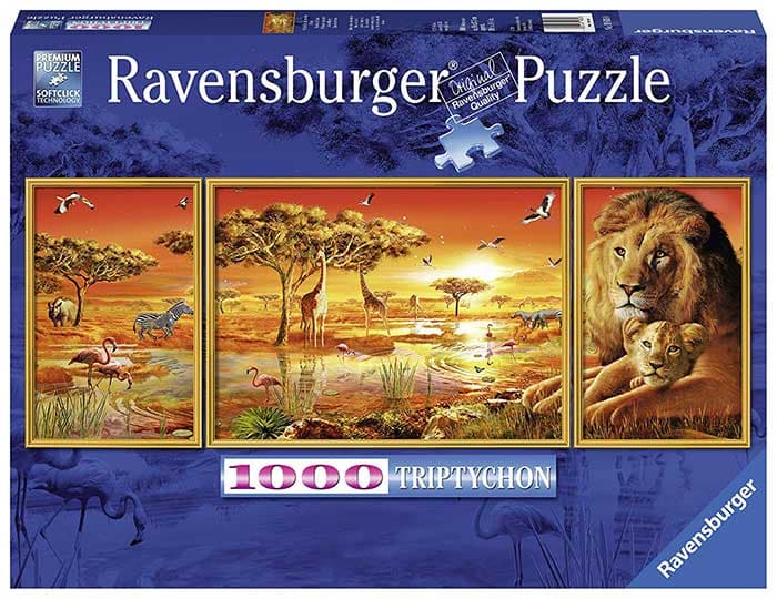 Puzzle 1000 delova - Afrika - Ravensburger Triptychon 19836